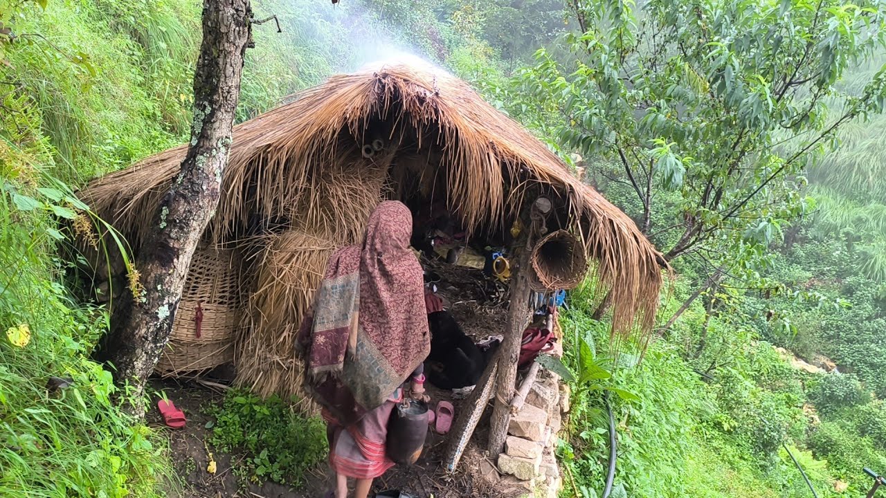 Nepali Mountain village life into the Rainy Season || Daily Activities of Rural village in Nepal🇳🇵