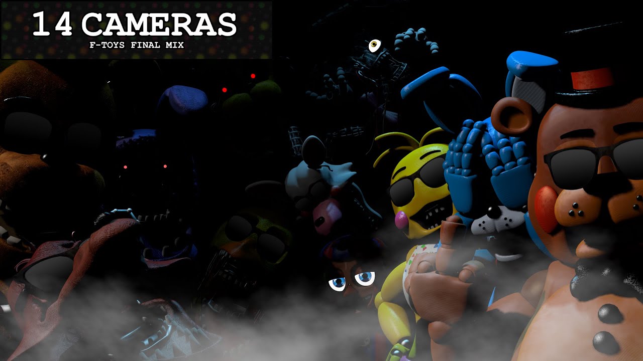 F-TOYS ~ 14 CAMERAS (F-BOYS FNaFb 2 Mix)
