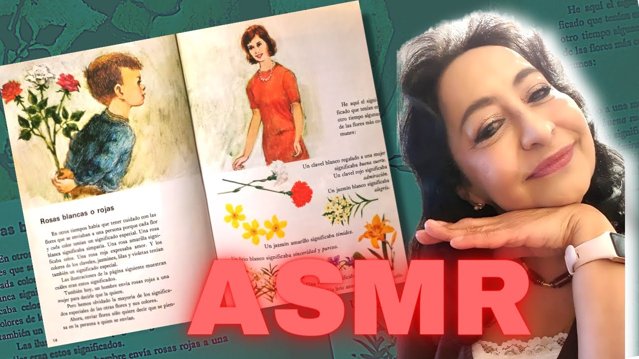ASMR - Significado del color de las flores - 花色の意味 - アニタ先生の楽しいスペイン語♪ Lecci&oacute;n 188