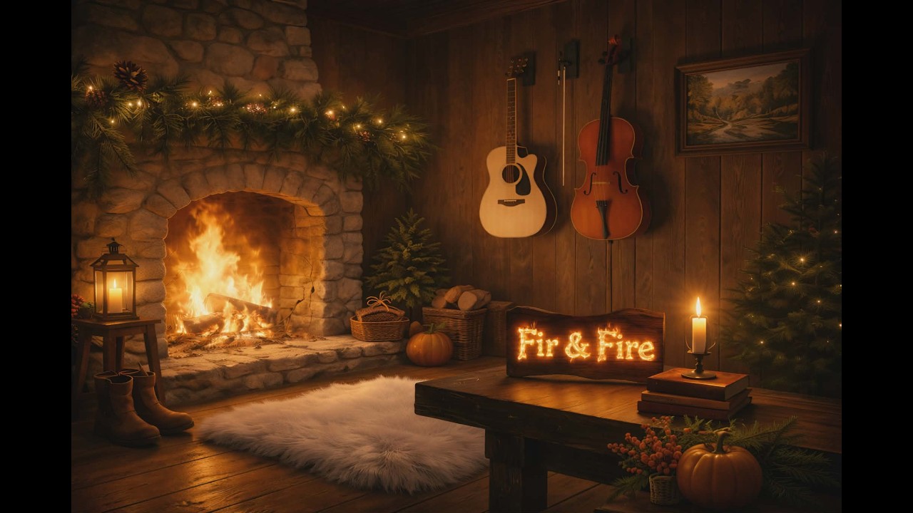 Cozy Cabin - Relaxing Music For Work & Study | Guitar & cello | 1 Hour