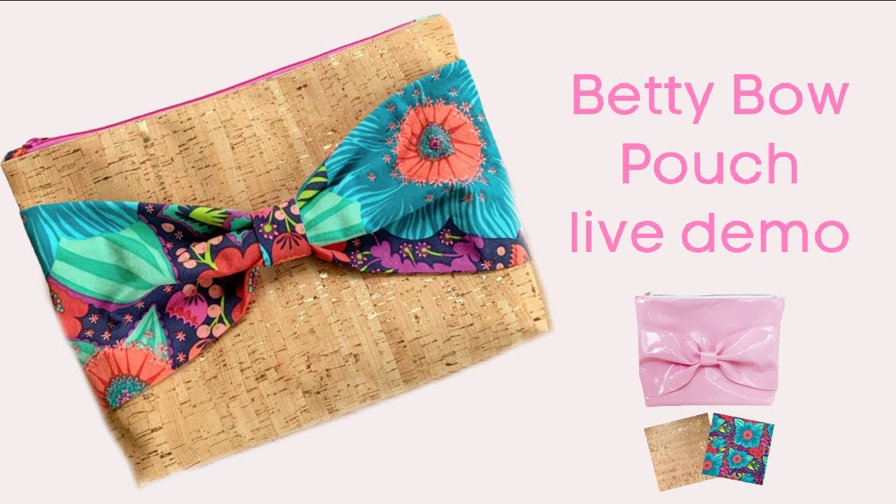 Betty Bow Bag with CORK fabric