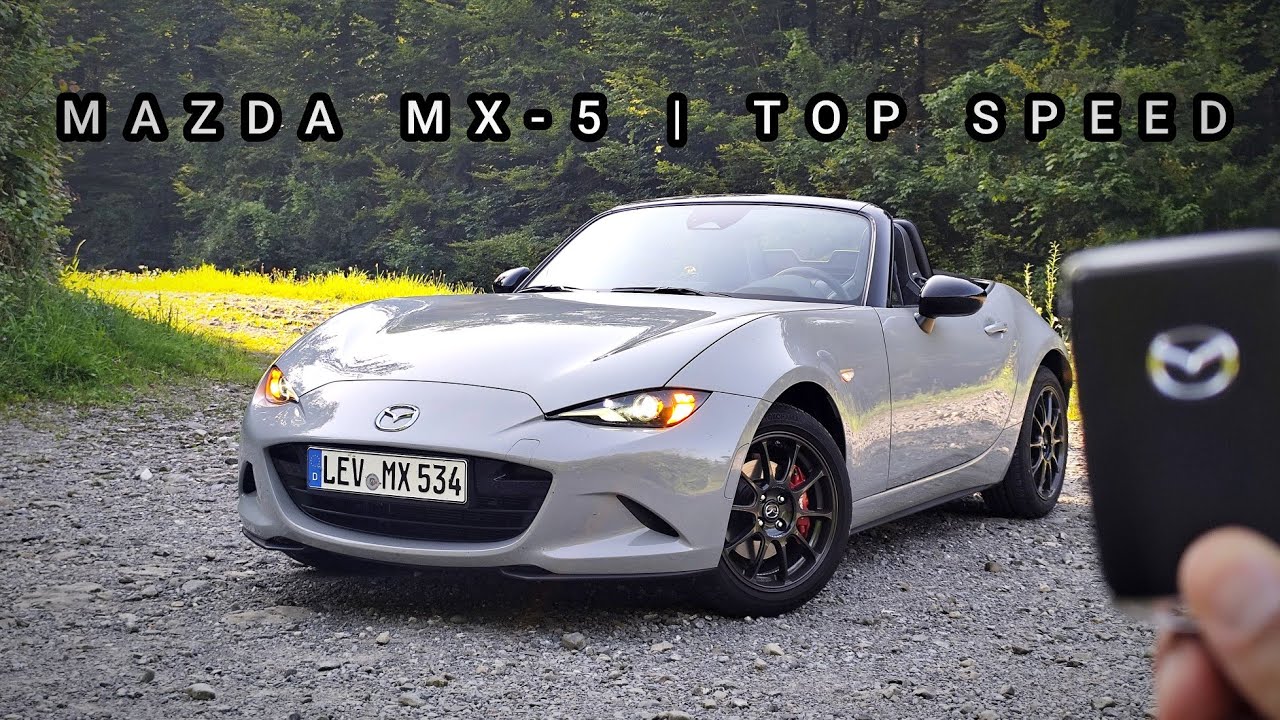 2025 Mazda MX-5 / Miata - TOP SPEED POV Test Drive on German Autobahn #autobahn #catchingcars