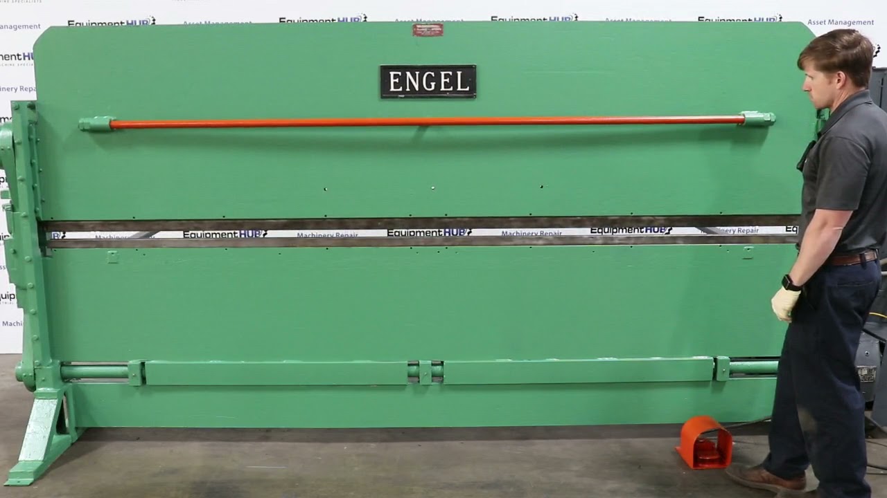 Engel 1010BA Bendall 16 GA. x 10' Mechanical Sheet Metal Press Brake