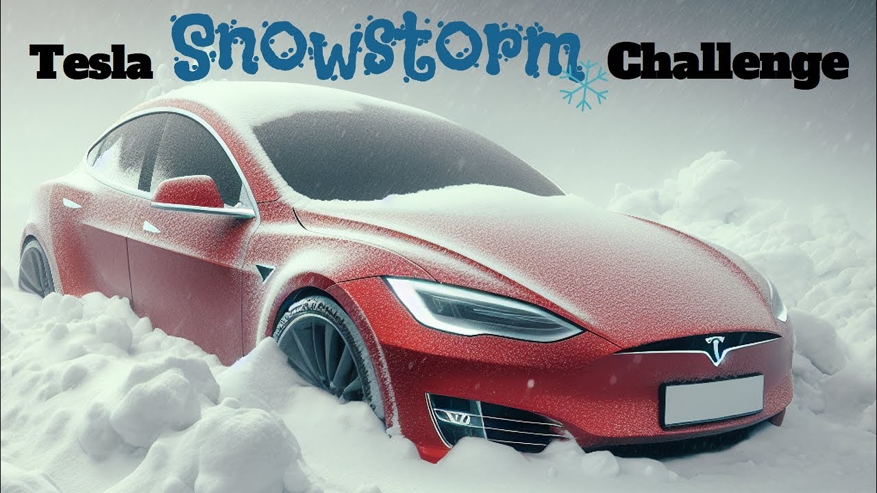 TESLA RWD IN SNOW