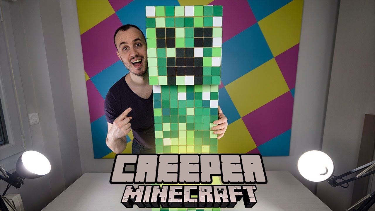 CÓMO HACER UN CREEPER DE MINECRAFT A TAMAÑO REAL