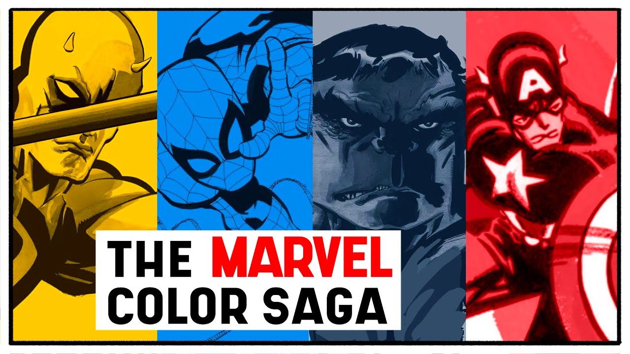The Marvel Color Saga | Spider-Man: Blue, Daredevil: Yellow, Hulk: Gray & Cap: White Explained