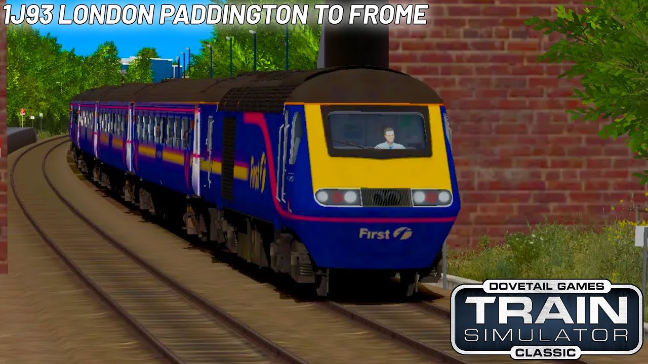 1J93 London Paddington to Frome | Class 43 HST | South Western Expressways | Train Sim Classic