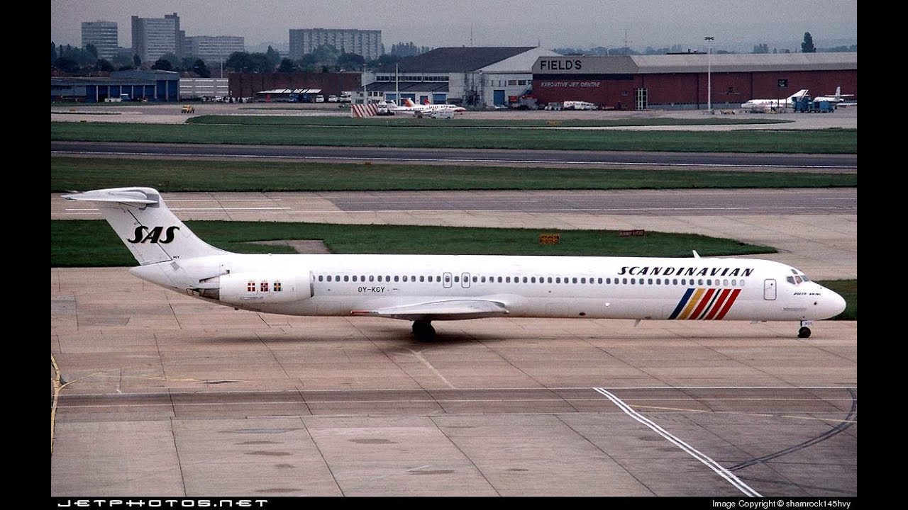 SAS Scandinavian Airlines System McDonnell Douglas MD-80 family fleet history (1985-2013)