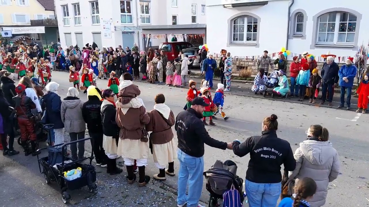 Narrentreffen Engen 2025, Narrenzunft + Gemeindemusikkapelle Immendingen