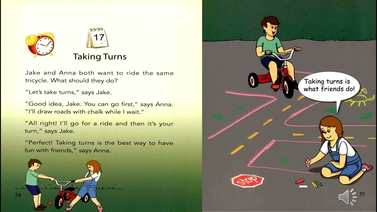 For beginners| one story a day| book 1 - Taking Turns