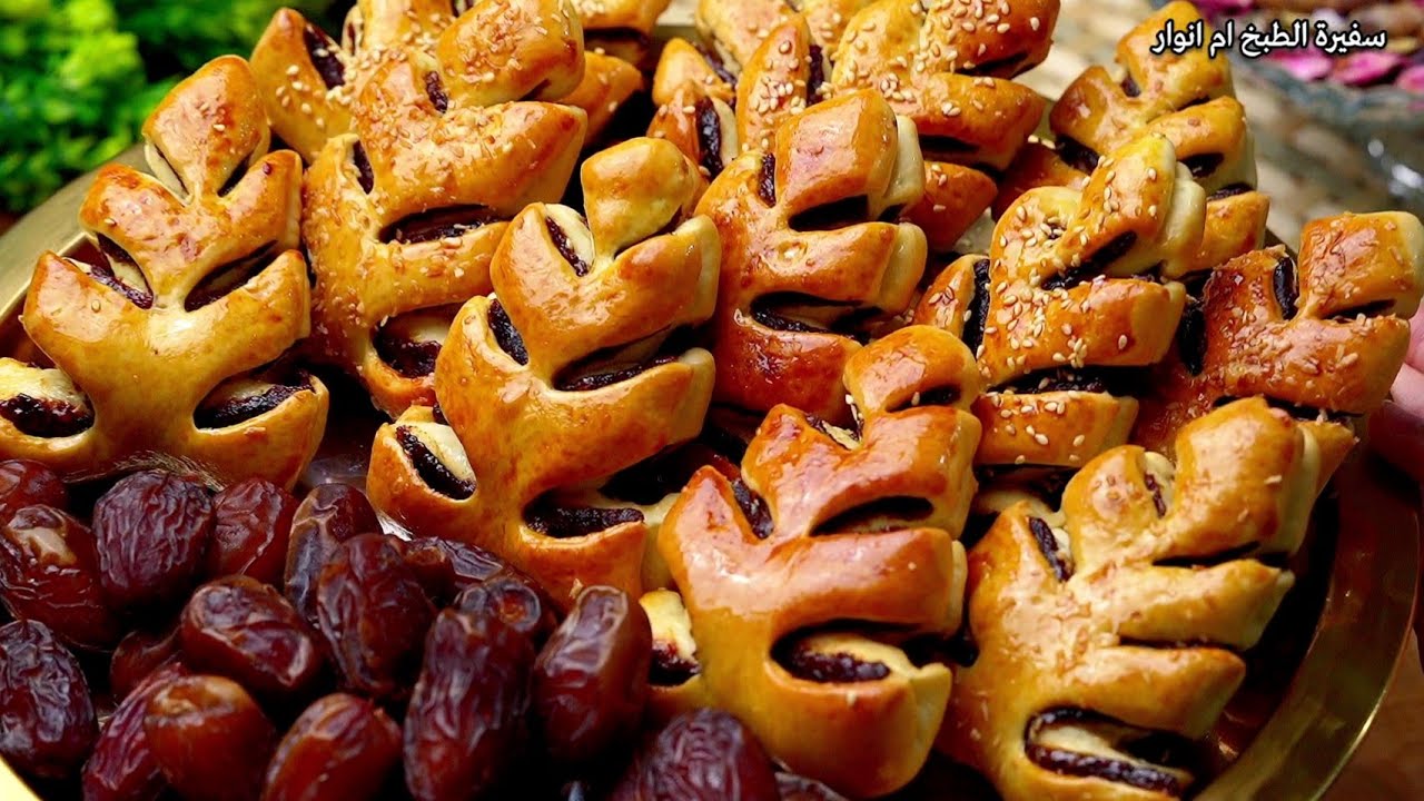 معجنات التمر والشوكولاته 🥮 فطاير رمضان خفيفة كالقطن مع حشوة الشوكولاتة المنزلية