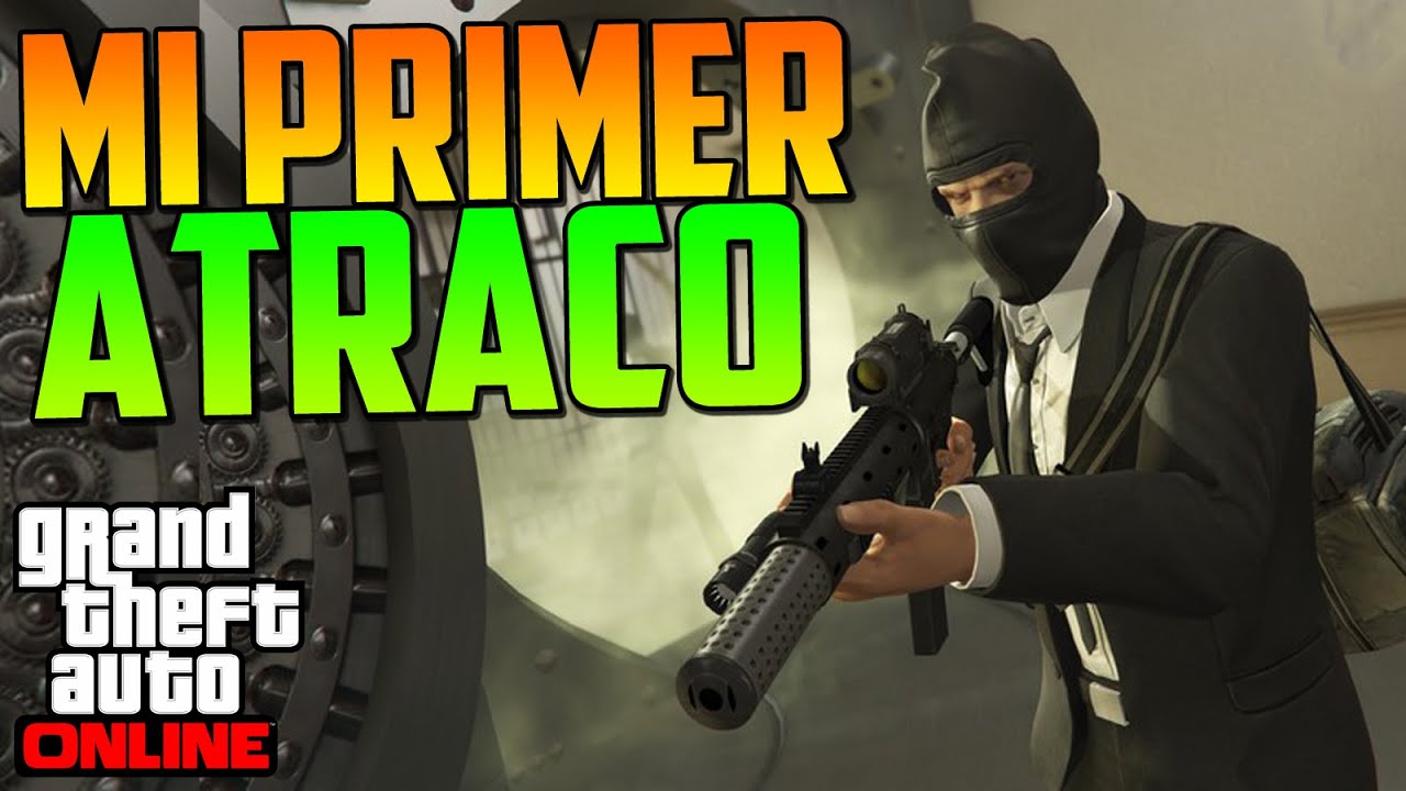MI PRIMER ATRACO - ATRACOS A BANCOS GTA V ONLINE PS4 - Golpe del Fleeca Parte 1 - GTA 5 Online