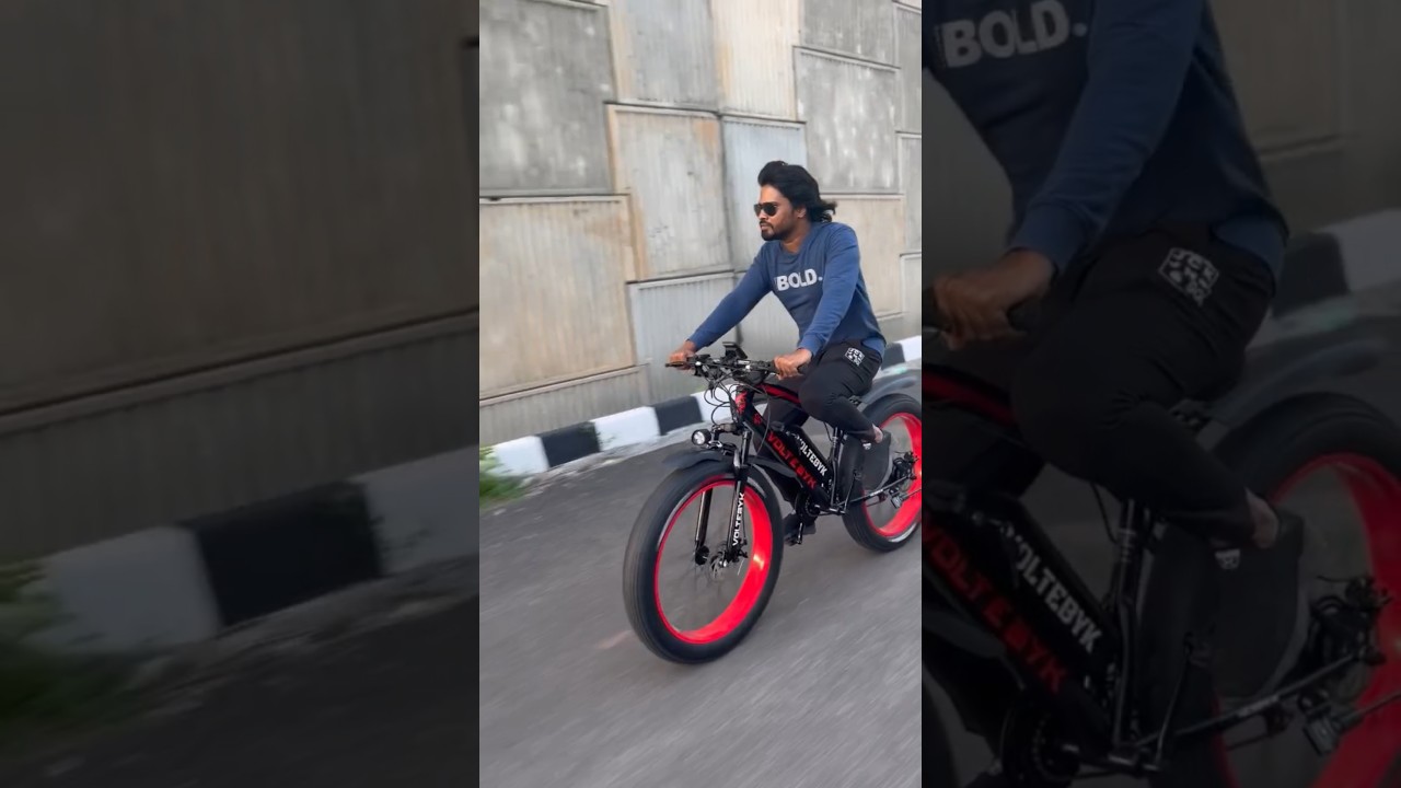 Best electric cycle ⚡ 26x4.0 fat tyre 💯 li-ion battery cycle india 🔥 #fatbike #ebike #mtb