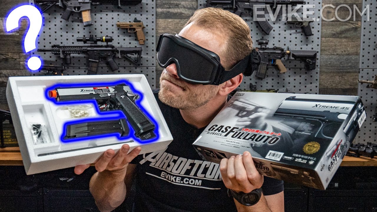 Matt Reacts to the Tokyo Marui 4.3 Hi-Capa Xtreme Full Auto GBB Pistol ... BLIND!