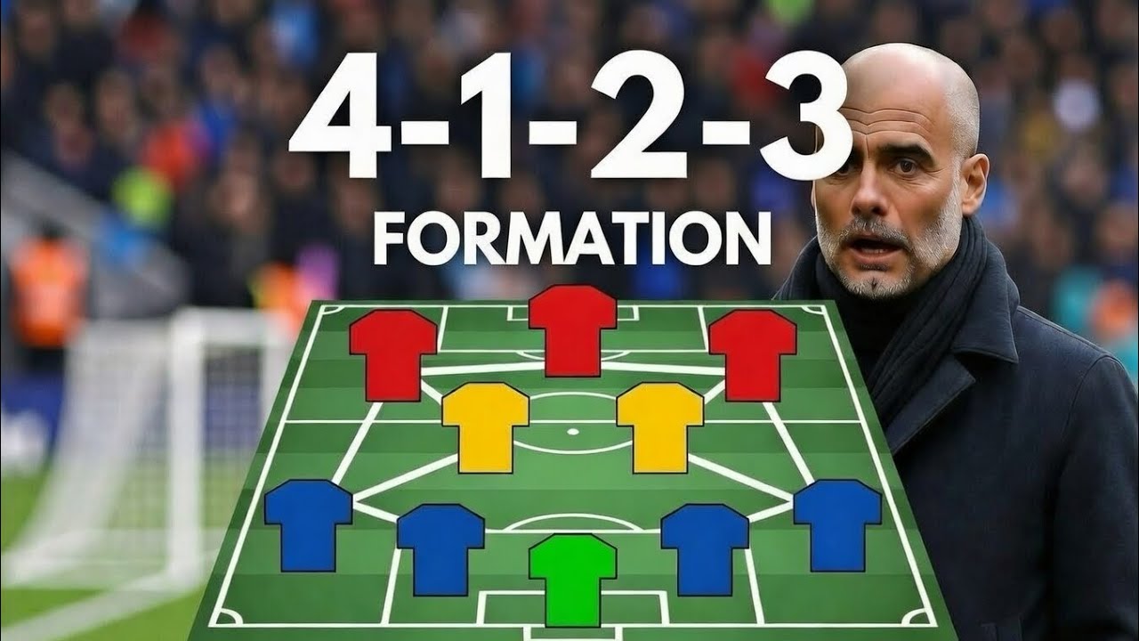 This 4-1-2-3 formation is 🔥