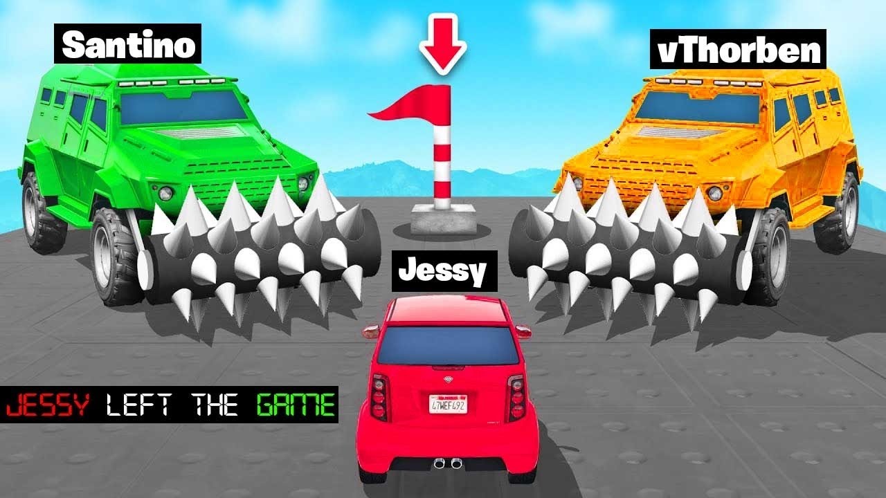 Jessy SABOTEREN Tot Hij Weg Gaat! (GTA 5 Races)