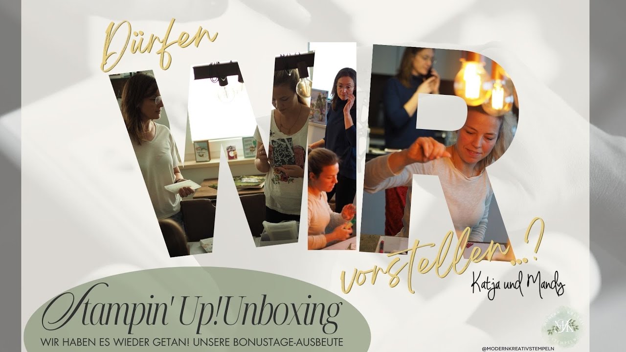 Stampin' Up! Unboxing 😍 Wir haben es wieder getan! Unsere Bonustage-Ausbeute 📦