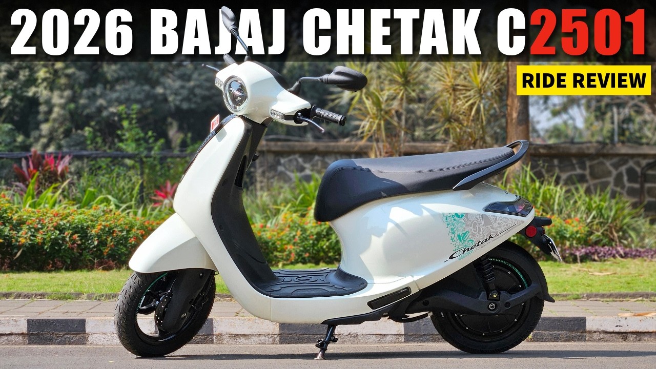 2026 Bajaj Chetak Electric Scooter C2501 Ride Review - Best EV Scooter Under 1 Lakh?