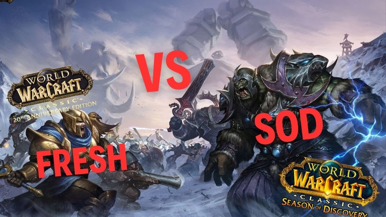 SoD players vs Fresh player in Alterac Valley - WoW -  THANKS TO BLIZZARD for this Masterclass :)))