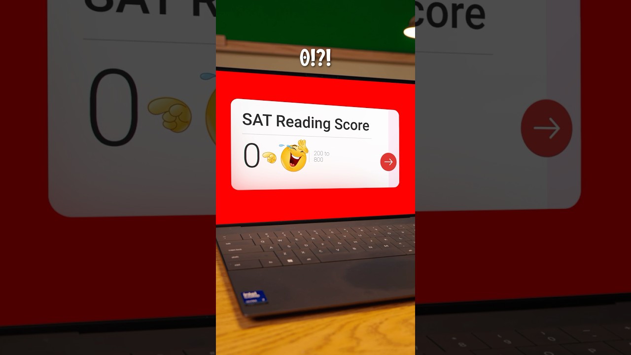 I BROKE the SAT!?