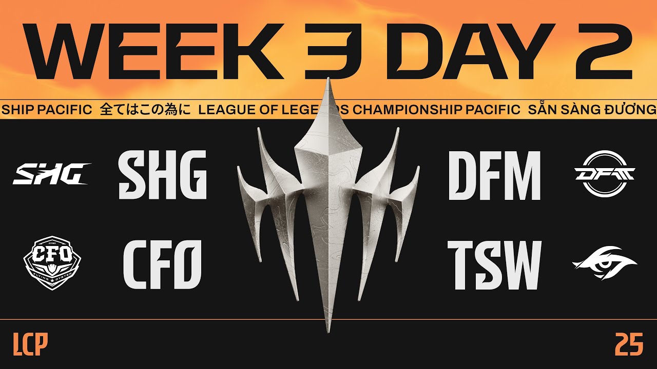 [中文] SHG vs DFM | CFO vs TSW | LCP 2025 Season Finals Week 3 Day 2
