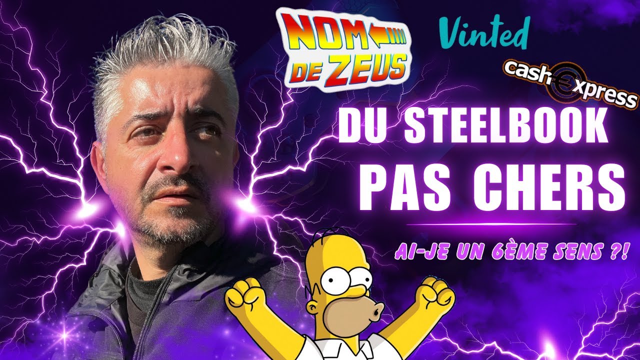 DU STEELBOOK PAS CHER ? AI-JE UN SIXIEME SENS ? UN DON...