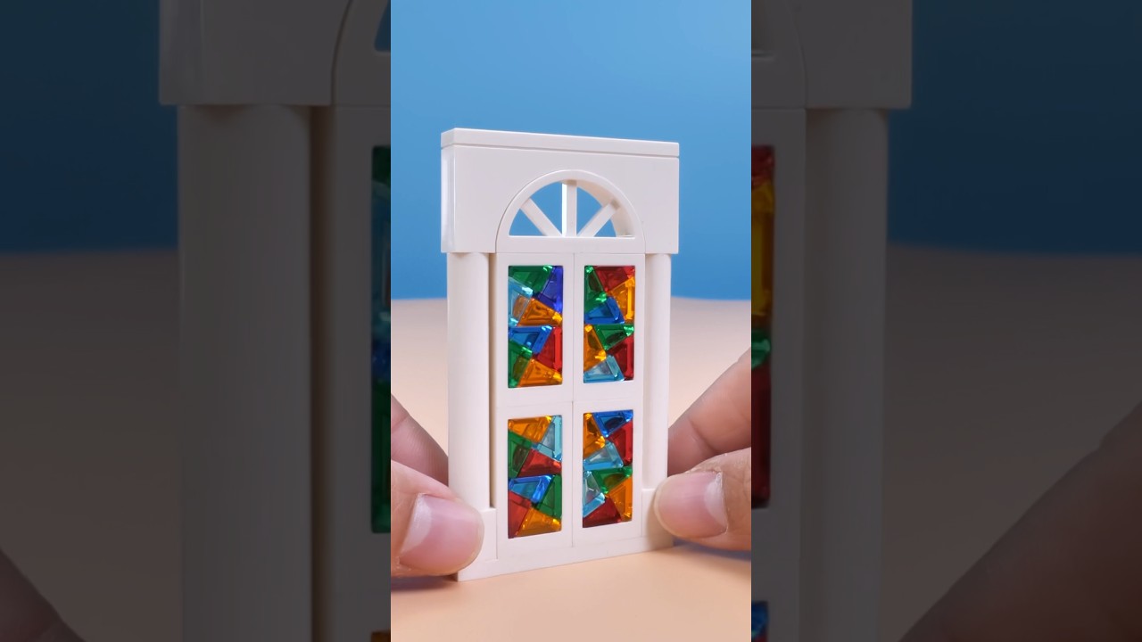 Building a LEGO stained glass window #lego #legomoc