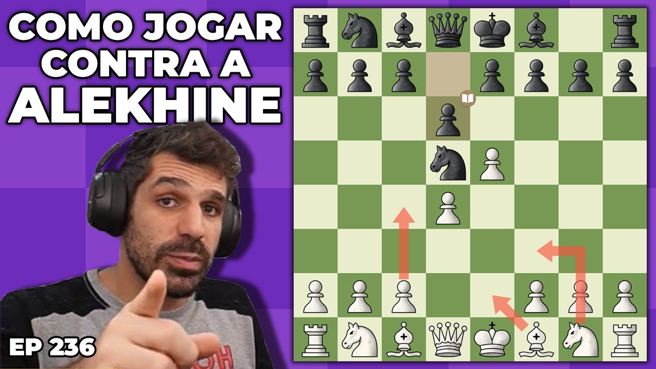 Quais os problemas da DEFESA ALEKHINE? - SleepRun S04E236