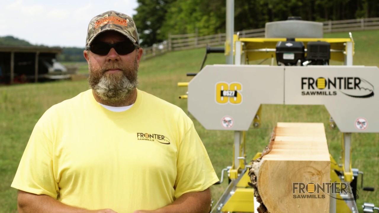 Frontier Sawmills Tech Tip - Sawing Alone?  Here Are Some Tips to Make It Easier