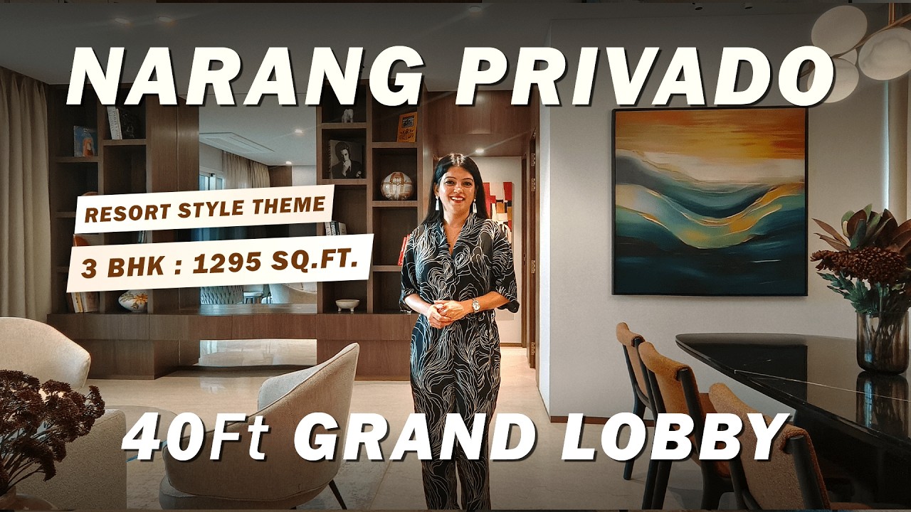 Explore Narang Privado | Resort-Style Living with 7 Acres of Greenery in Thane | 3 BHK Sample Flat