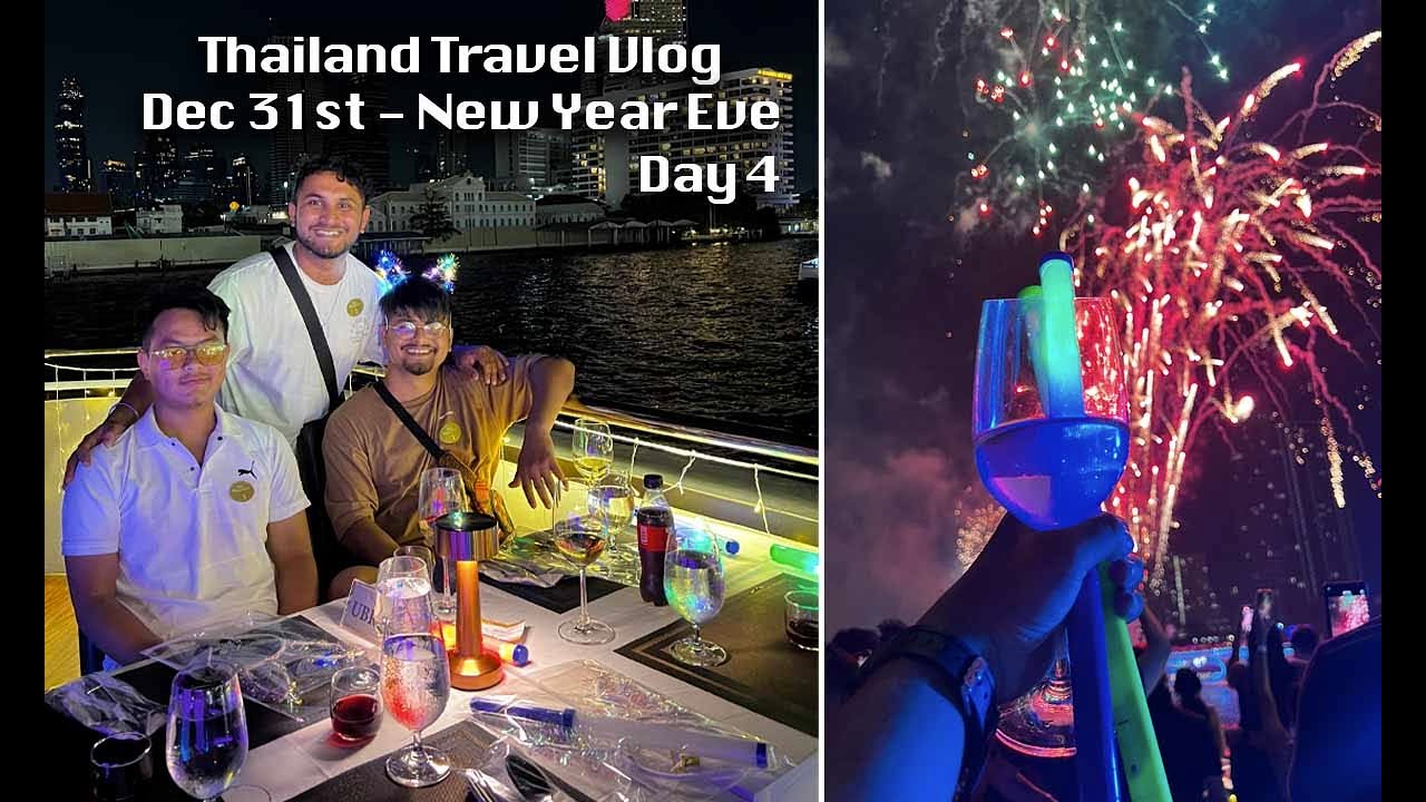 New Year's Eve at Icon Siam and The Opulence Cruise Party | Thailand Travel Vlog (Day 4)