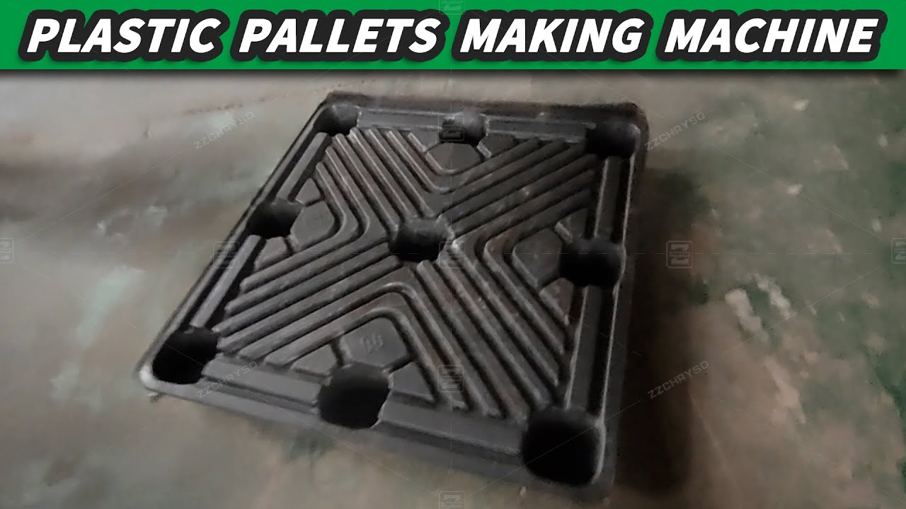 ZZCHRYSO Compressed Molding Plastic Pallet Machine: How to use waste plastic to make pallets?