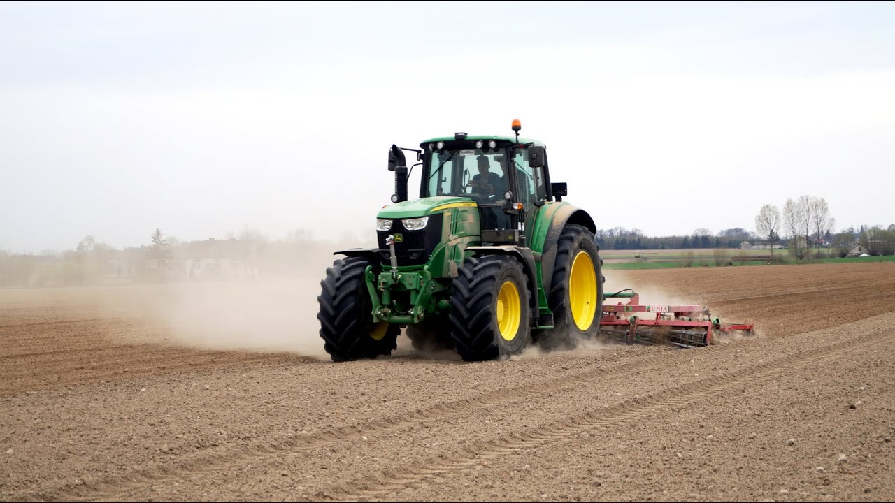 Wiosna 2016 - Agregatowanie John Deere 6170M | Go Pro |