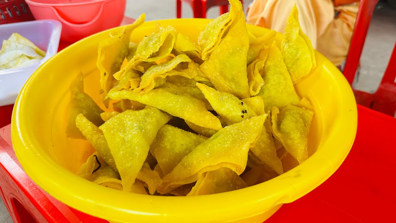 Cách làm hoành thánh chiên giòn trẻ con rất thích 