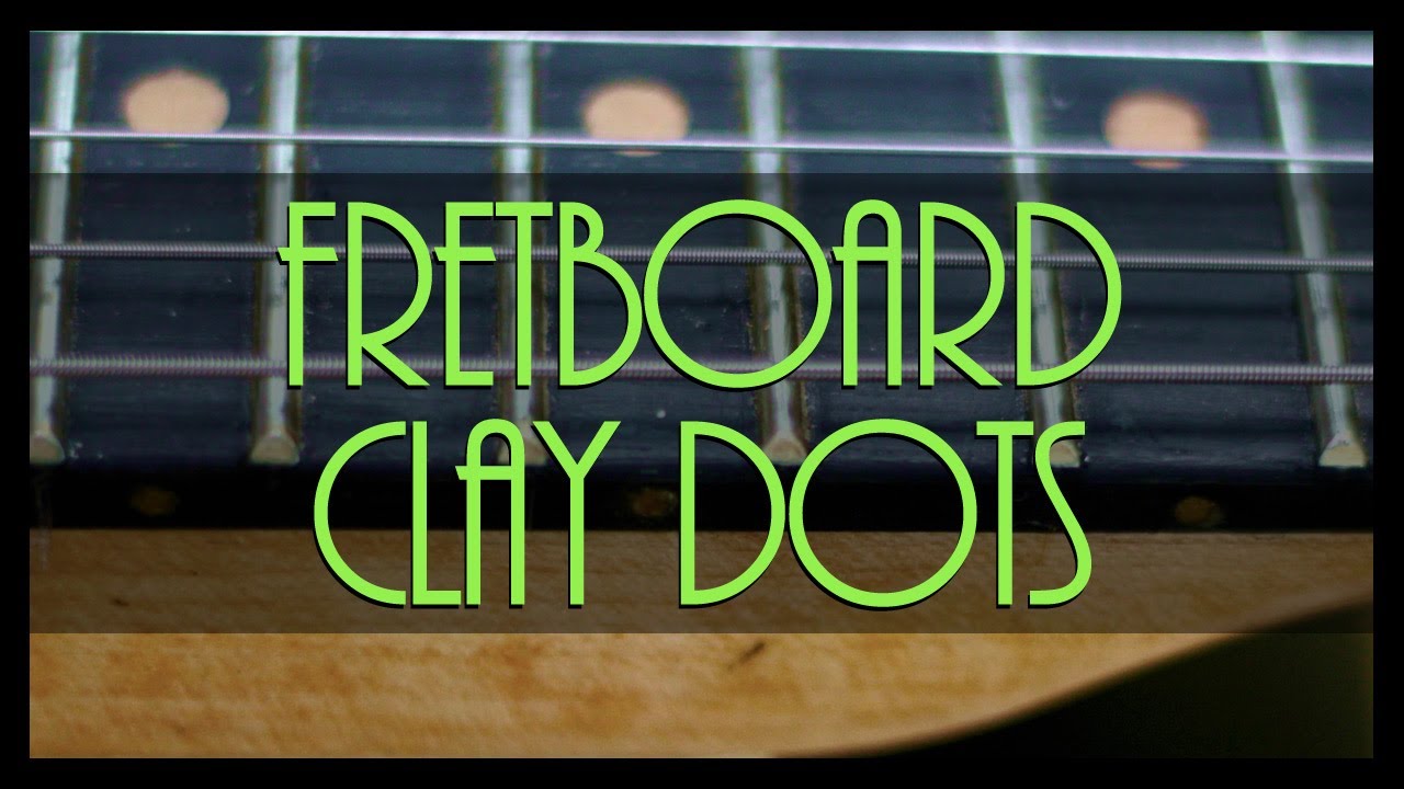 how to replace the dots on a fretboard