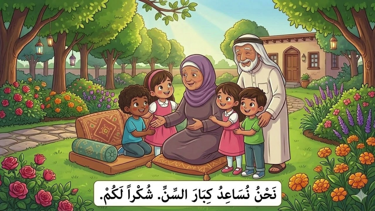أنتَ بطل المساعدة 🌟 | قصة تعليمية للأطفال لتعلم ضمائر المخاطب (أنتَ، أنتِ، أنتما، أنتم، أنتنَّ)
