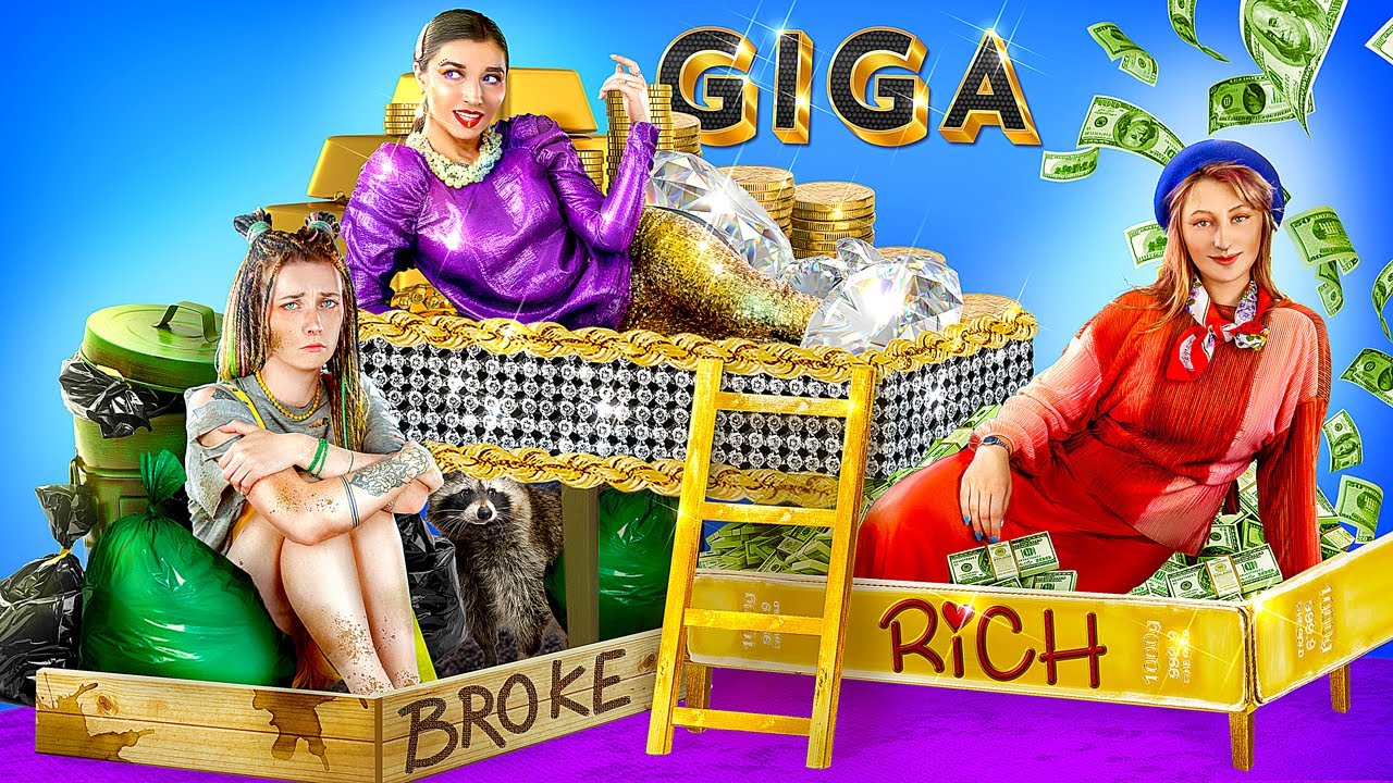 Rich vs Broke vs Giga Rich Etagenbett