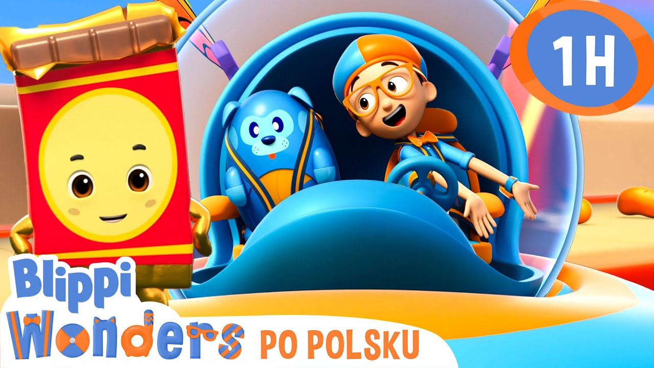 Magiczna Fabryka Czekolady BLIPPI WONDERS🔸Edukacyjne  animowane bajki dla dzieci