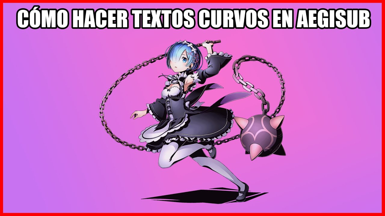 Cómo hacer textos curvos en Aegisub | Curved Text script Aegisub