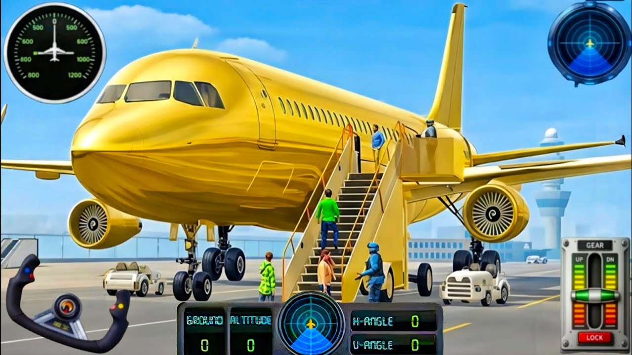 Flight Airplane City Pilot Simulator - Boeing Emergency Landing Goes Wrong 🚨✈️ - Android Gameplay