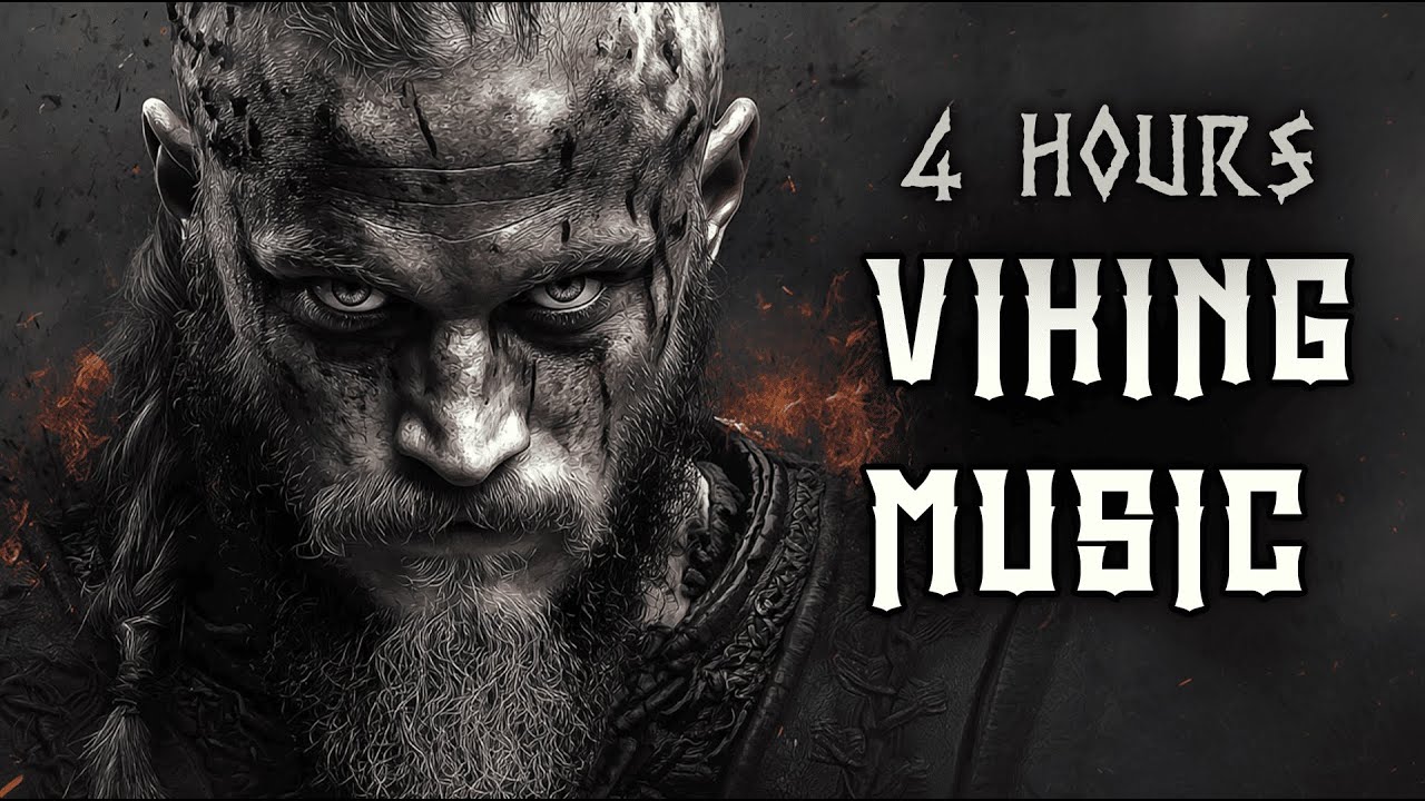4 Hours Compilation of Dark Norse Folk and Deep Viking Music Nordic War Drums