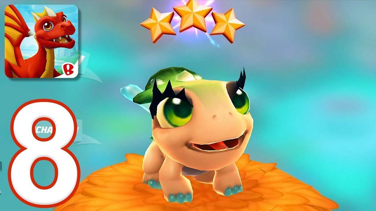 DragonVale World - Gameplay Walkthrough Part 8 - Enchanted Dewdrop Dragon (iOS, Android)