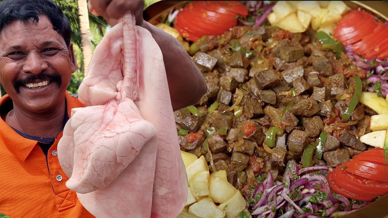 காலி மிஜிக்க கலீஜி அரேபியன் ஸ்டைல் நுரையீரல் வறுவல் | Khali Mijika Khaliji Arabian Style Lungs Roast