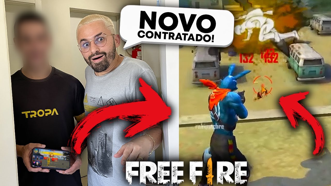 VOU TER QUE CONTRATAR ELE!! REAGI AO MELHOR PRO PLAYER GRINGO NO FREE FIRE!!
