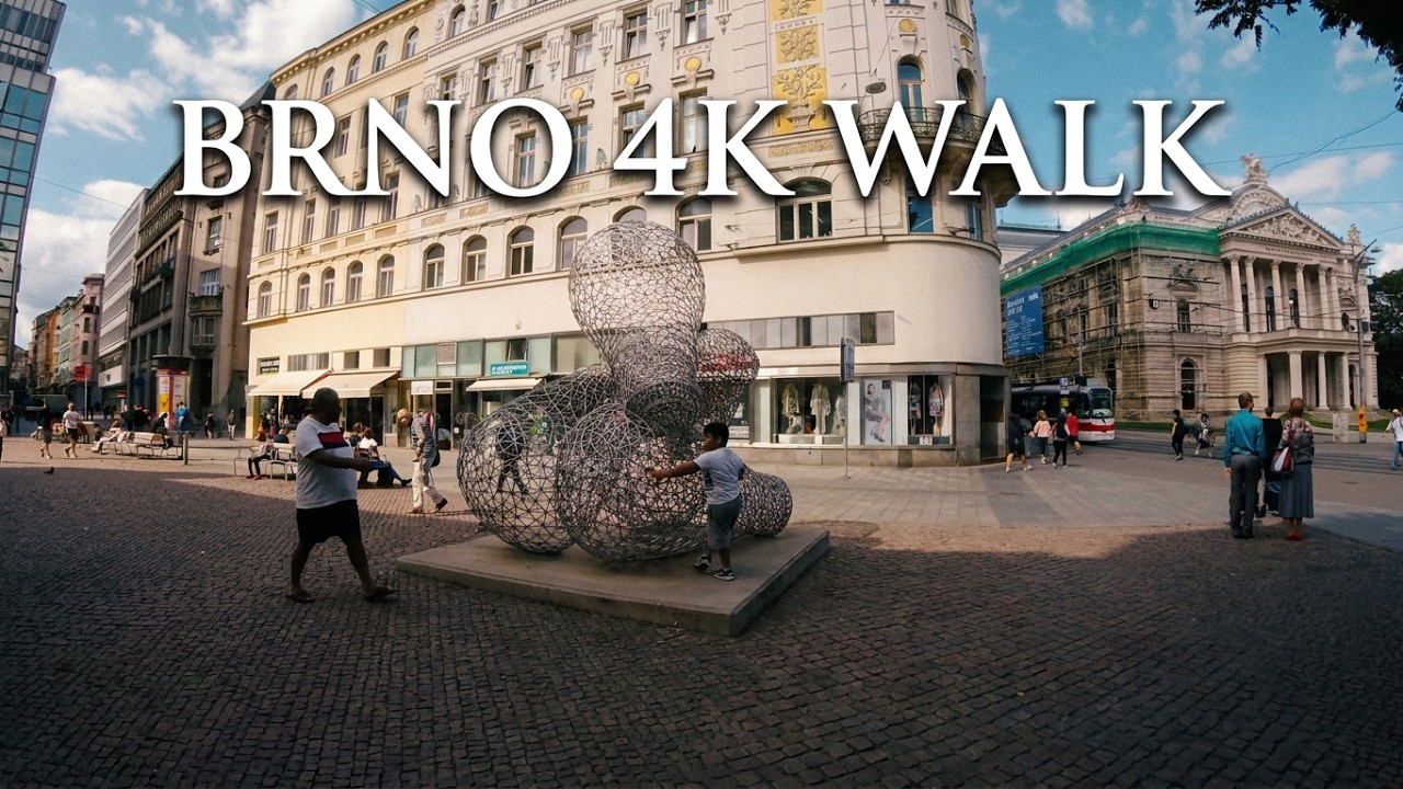 Brno 4k - Walk The City Center 2019