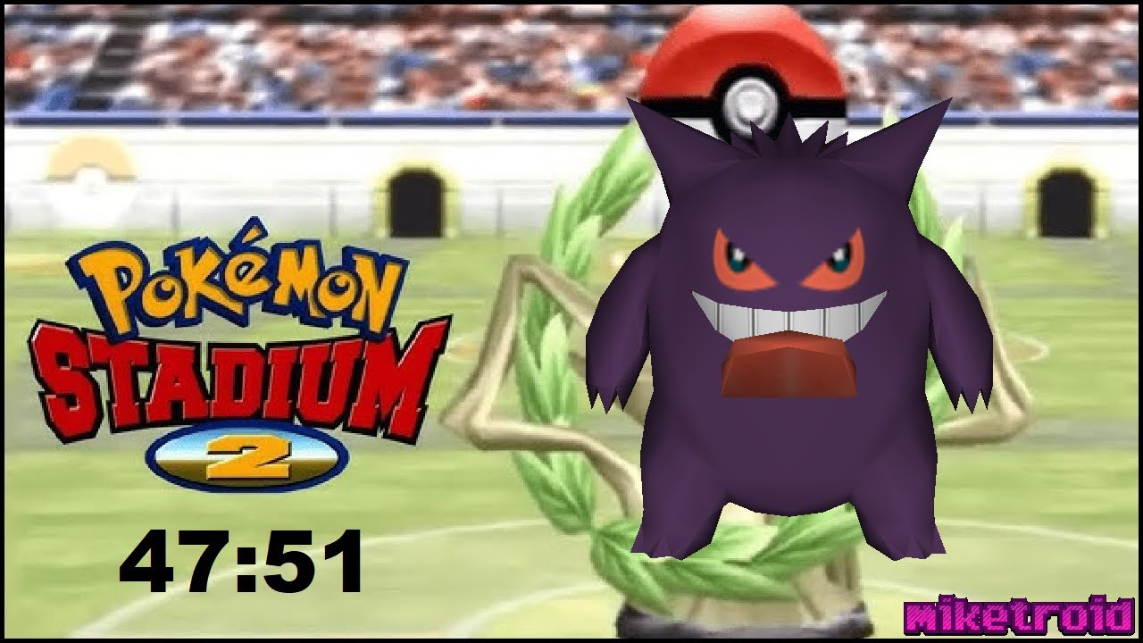 Pokémon Stadium 2 - Challenge Cup [Master Ball] Blindfolded in 47:51