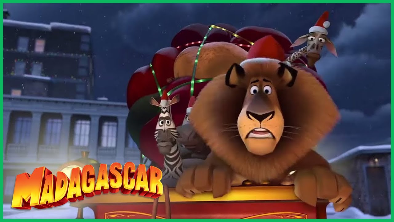 DreamWorks Merry Madagascar em Português | Entregar os Presentes | Especial de Natal