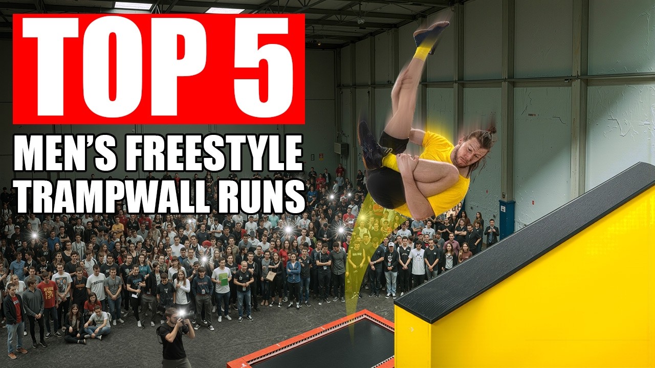Top 5 Men's Freestyle Trampwall Runs