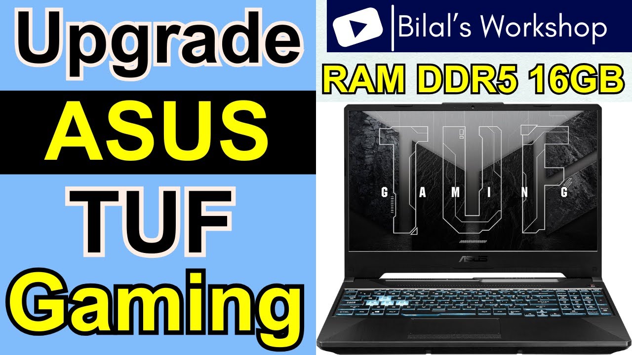 Upgrade Ram in Asus Tuf Gaming Laptop A15 | Ram DDR5 16GB 4800MHz