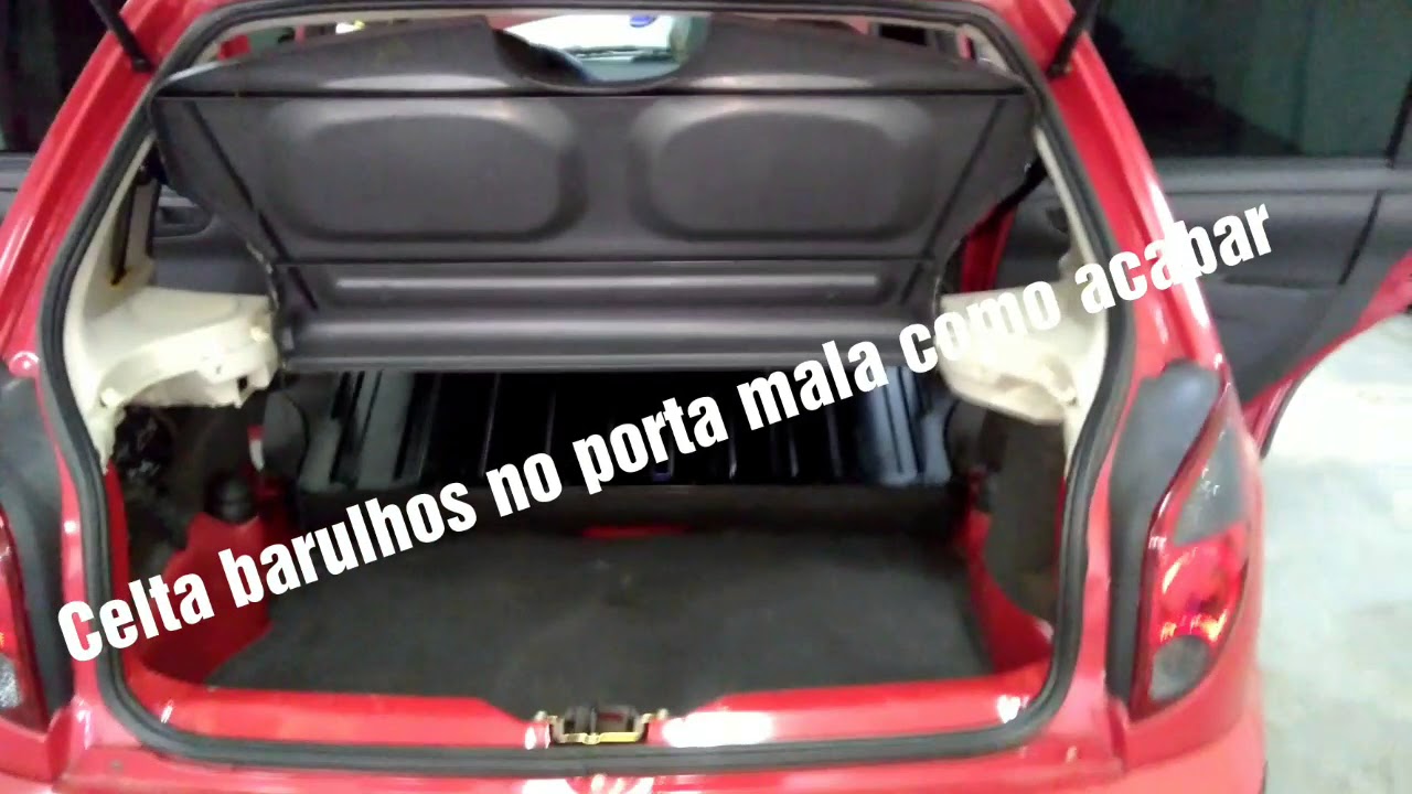 Celta barulhos no porta-malas como acabar.